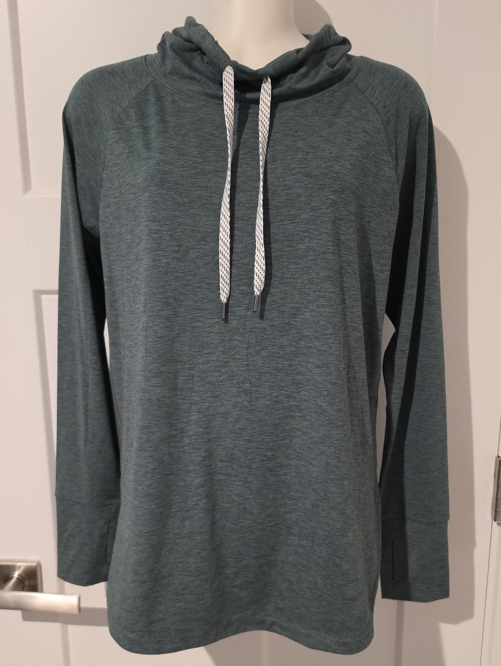 NWT Members Mark Long Sleeve Soft Funnel Neck Pullovet